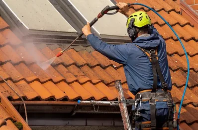 Démoussage et hydrofuge de toiture à Orignac